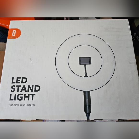 TaoTronics Selfie Ring Light 14" Tripod Stand 78" 2 Phone Holders - Picture 3 of 7